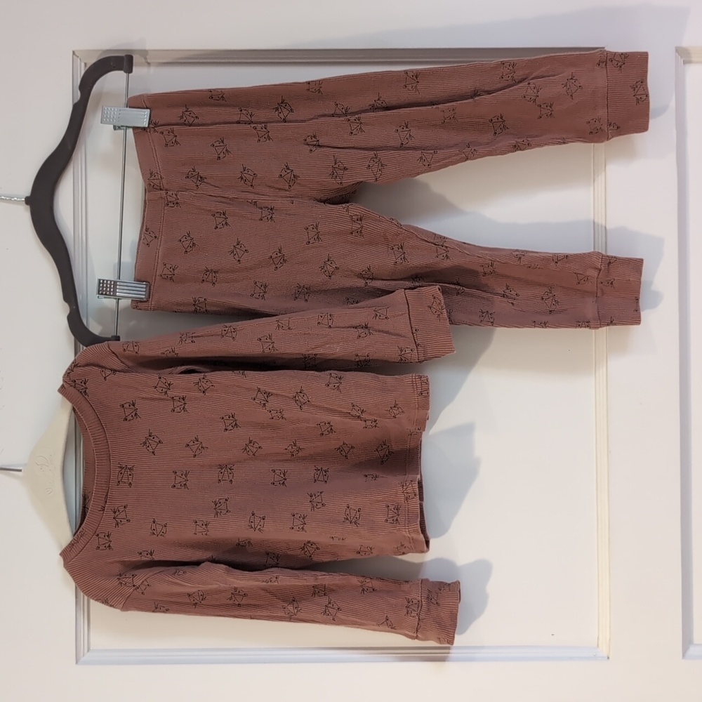 Rylee + Cru Fox pajamas, sz2-3